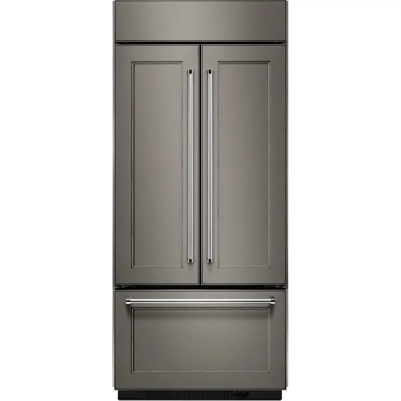 Kitchenaid Kbfn506Epa Panel-Ready French Door Refrigerator – 36", 20.8 Cu. Ft., Platinum Interior 1