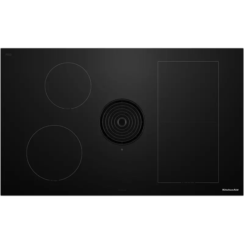 Kitchenaid Kcid936Sbl 36" Nextgen Induction Downdraft Cooktop – Black With Bridge Xl Even-Heat Zone 1