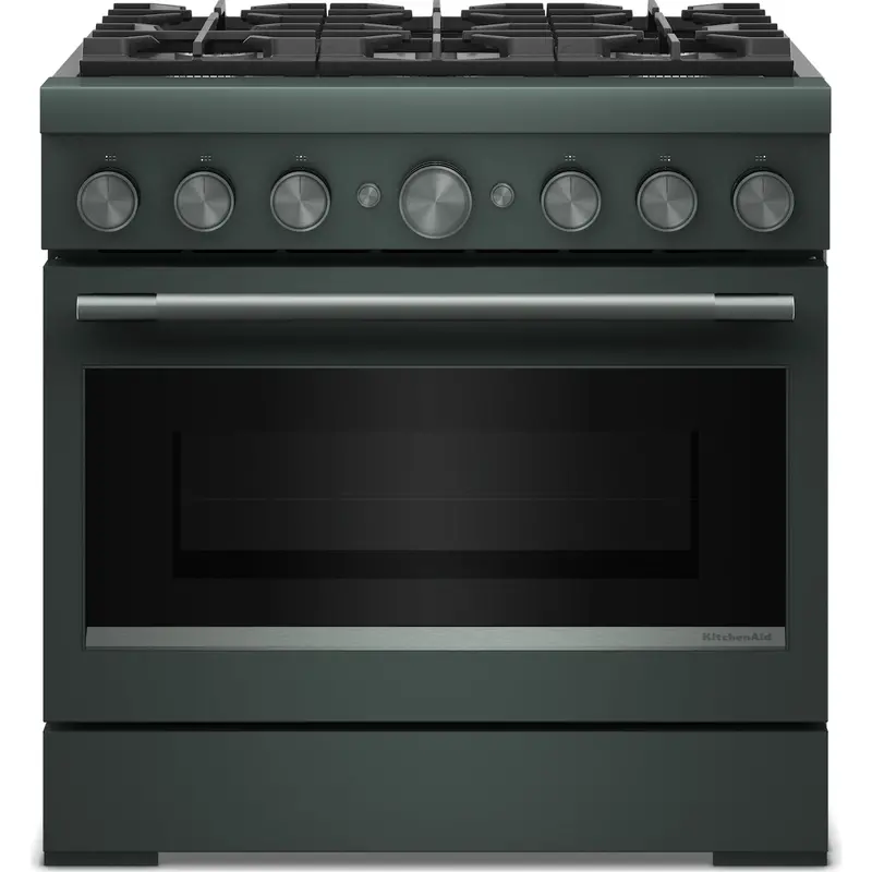 Kitchenaid Kfds936Sjp 36-Inch Dual Fuel Range – Juniper Finish With Air Fry Mode & No Preheat 1