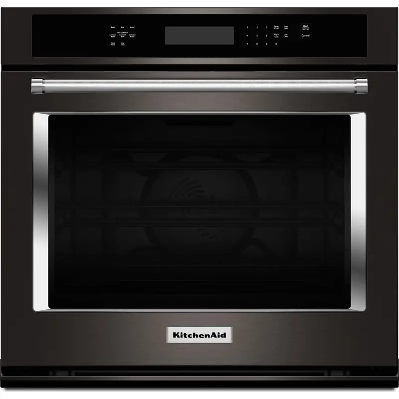 Kitchenaid Kose500Ebs 30-Inch Single Wall Oven With Even-Heat True Convection 1