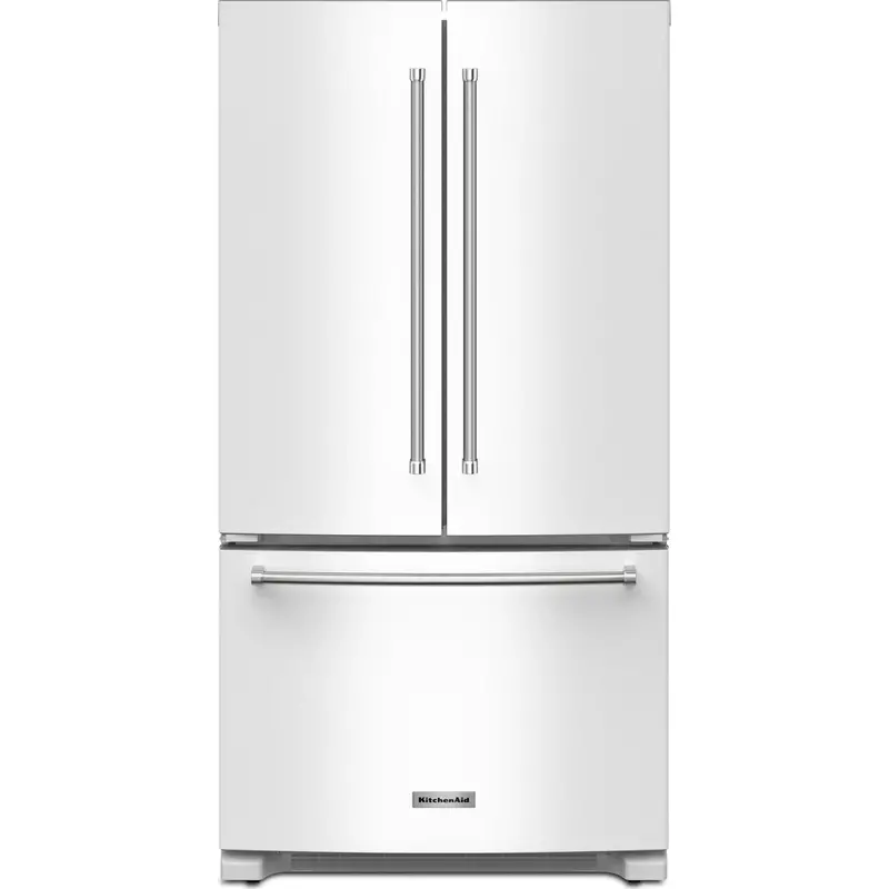 Kitchenaid Krfc136Rwh Counter-Depth French Door Refrigerator – 20 Cu. Ft., White With Interior Dispense 1