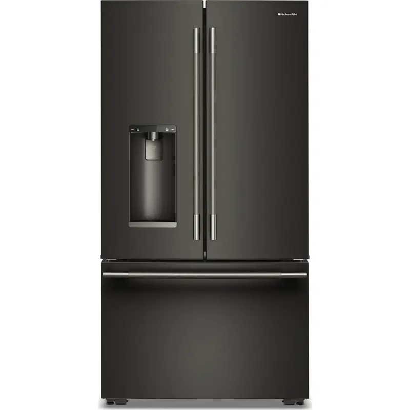 Kitchenaid Krfc536Sbe Counter-Depth French Door Fridge With Auto Fill – Black Oak Finish 1