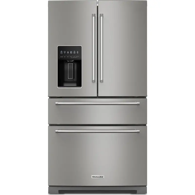 Kitchenaid Krmf536Rps French Door Refrigerator – 26.2 Cu. Ft. With Printshield Stainless Finish 1