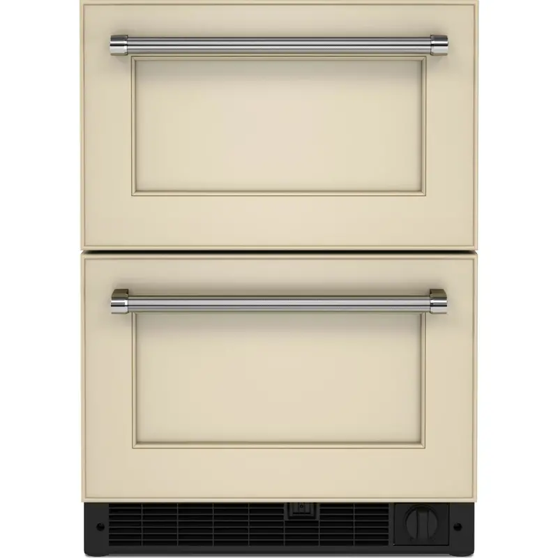 Kitchenaid Kudf204Kpa 24" Panel-Ready Dual-Drawer Fridge/Freezer 1