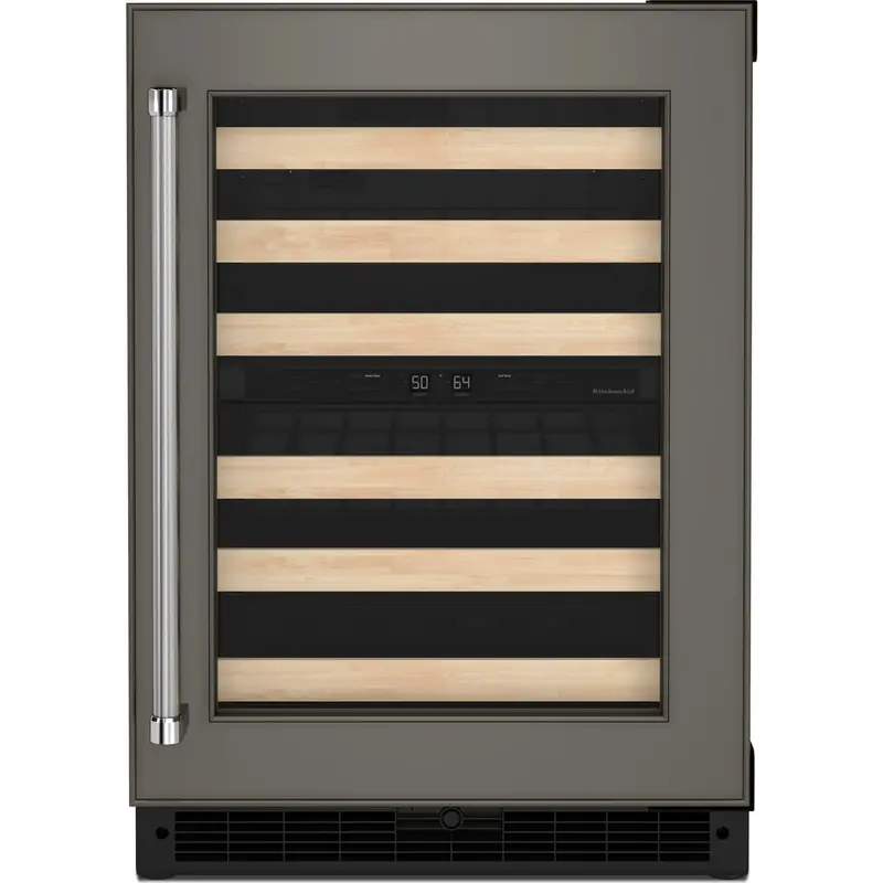 Kitchenaid Kuwr214Kpa 24-Inch Panel-Ready Undercounter Wine Cooler With Wood-Front Racks 1