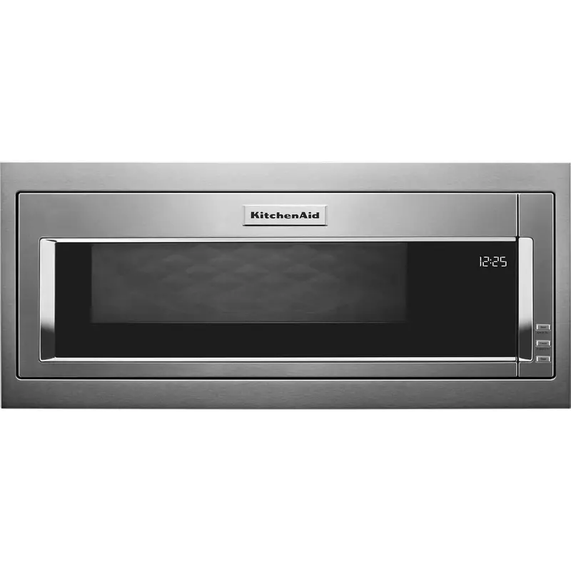 Kitchenaid Low-Profile Built-In Microwave – 900W, Stainless Steel With Slim Trim Kit (Ykmbt5011Ks) 1
