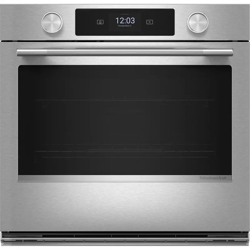 Kitchenaid Printshield Stainless 30-Inch Single Wall Oven (Koes930Sps) 1