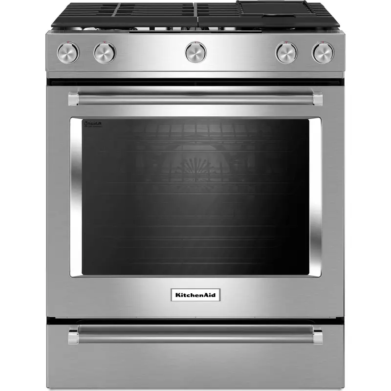 Kitchenaid Yksdb900Ess 30-Inch Dual-Fuel Convection Range With Baking Drawer 1