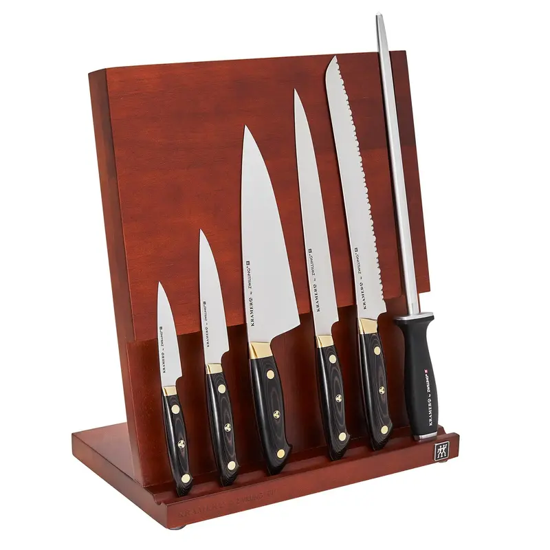 Kramer By Zwilling 7-Piece Carbon Steel Knife Block Set 1