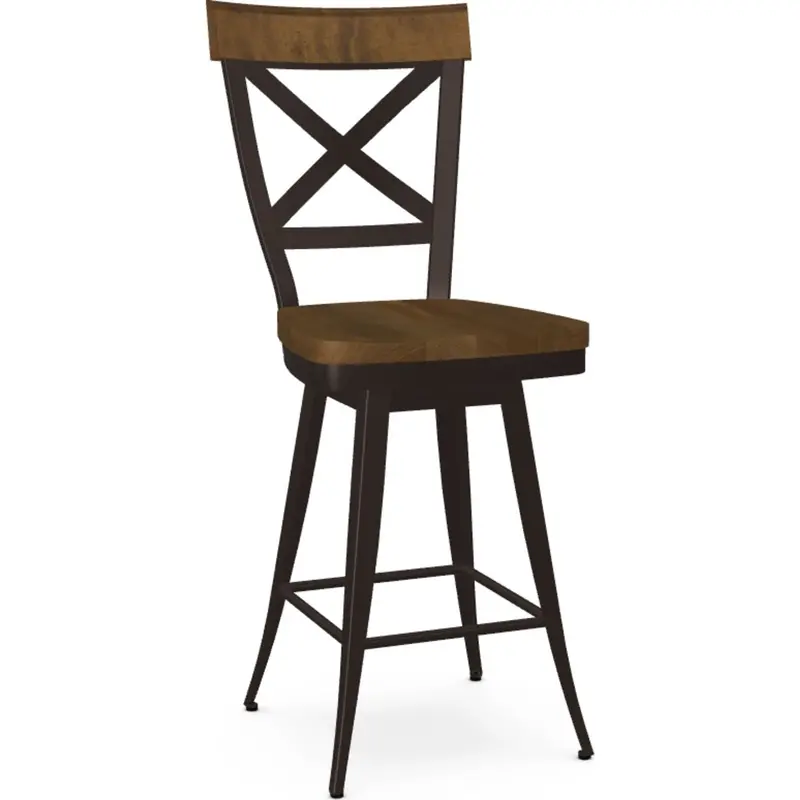 Kyle Toasty/Cobrizo Counter Height Bar Stool – Upholstered Dining Or Kitchen Seating (Model 41414-26B-75-87) 1