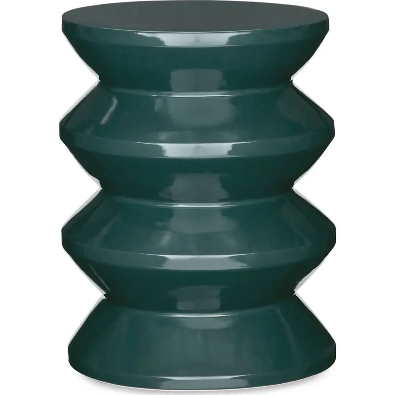 Lakiness Accent Stool In Teal Fabric 1