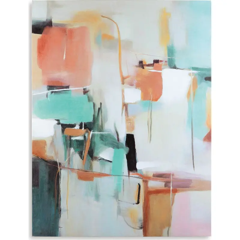 Langward Contemporary Wall Art – 35.4" X 47.2" Framed Canvas 1