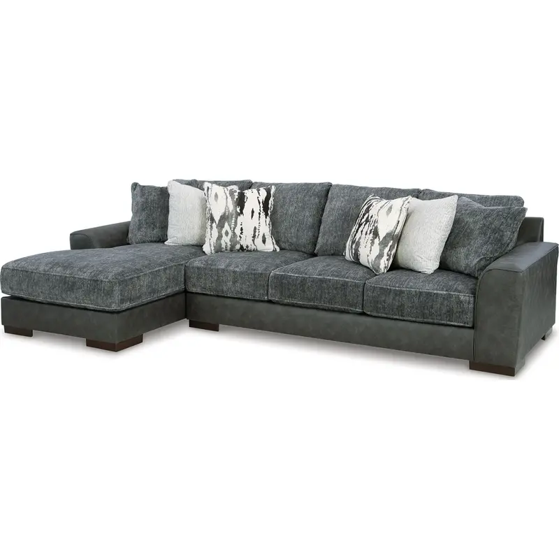 Larkstone Two-Seat Modular Sectional 1