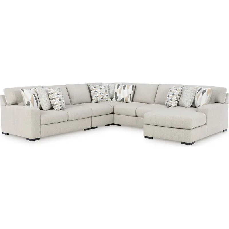 Laurelgrove Modular Sectional Sofa With Chaise – 5-Piece Configuration 1