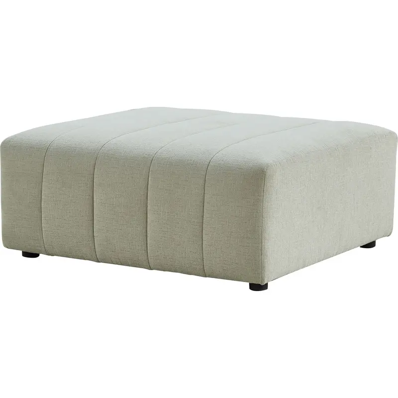 Lauriston Axel Beige Upholstered Ottoman 1