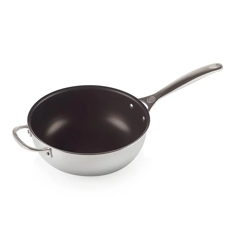 Le Creuset 3.5-Quart Nonstick Saucier Pan With Pour Spout 1