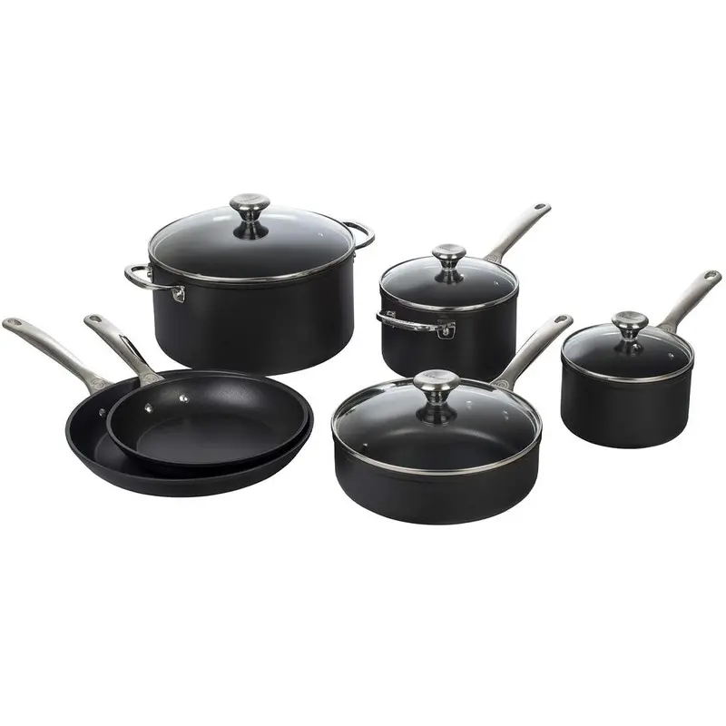 Le Creuset Toughened Nonstick Pro 10-Piece Cookware Set 1