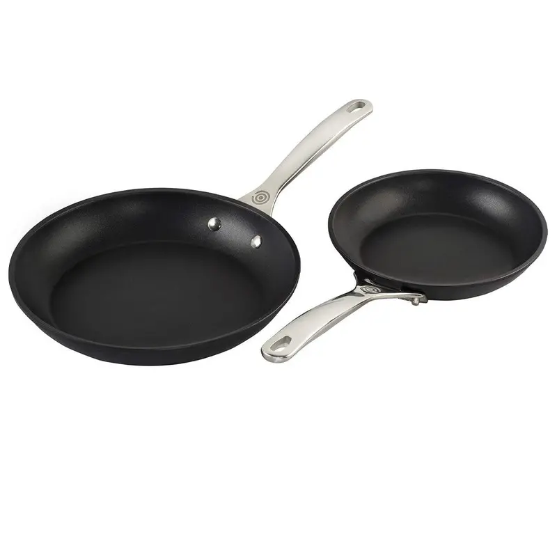Le Creuset Toughened Nonstick Pro 2-Piece Fry Pan Set (8-Inch And 10-Inch) 1