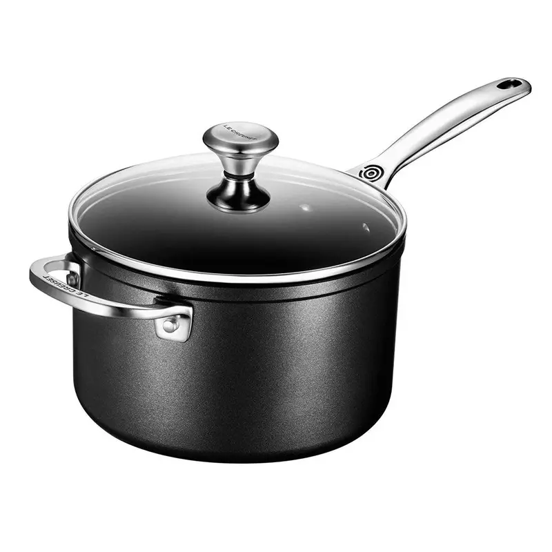 Le Creuset Toughened Nonstick Pro 4-Quart Saucepan With Tempered Glass Lid 1