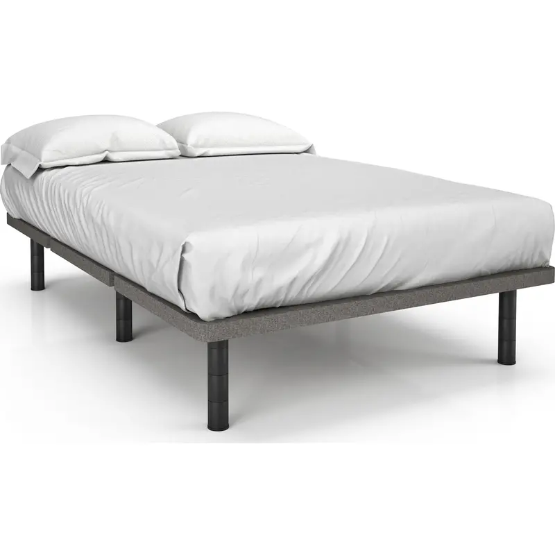Level Deluxe Full-Size Platform Bed Frame – J-Border Design 1