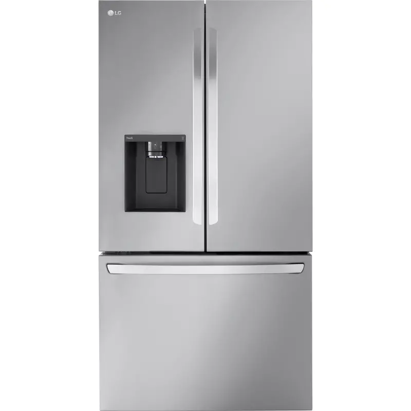 Lg 26 Cu. Ft. Counter-Depth Smart Refrigerator With Dual Ice Makers – Stainless Steel (Model Lrfxc2606S) 1