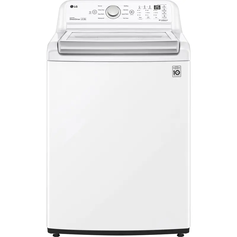 Lg 5.8 Cu. Ft. Top-Load Washer – White, High-Efficiency, Turbowash Technology (Wt7150Cw) 1