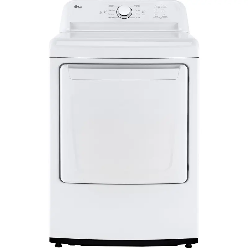 Lg 7.3 Cu. Ft. Ultra-Large Electric Dryer With Sensor Dry & Energy Star® Certification – White (Dle6100W) 1