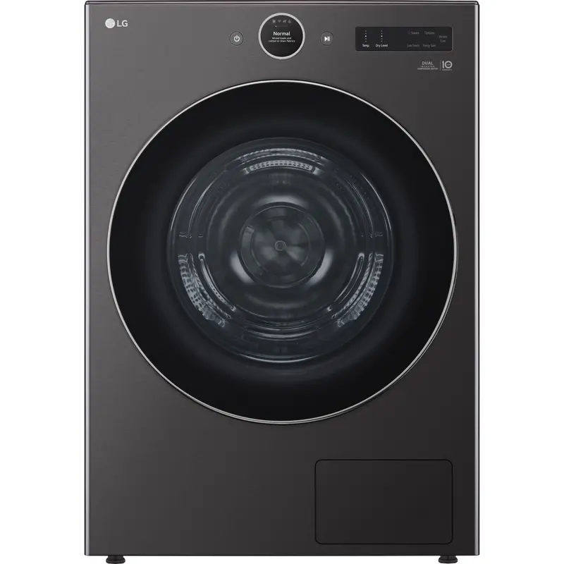 Lg 7.8 Cu. Ft. Heat Pump Dryer With 6-Motion Directdrive – Black Steel (Dlhc6702B) 1