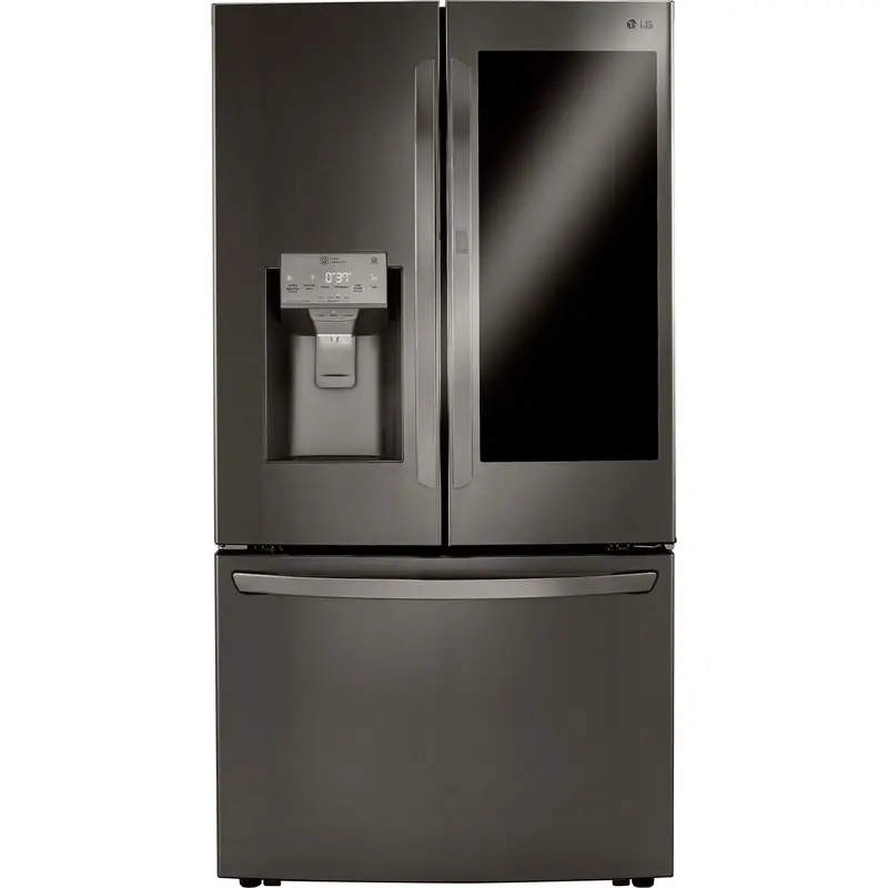 Lg Black Stainless Steel Counter-Depth Refrigerator (Lrfvc2406D) 1