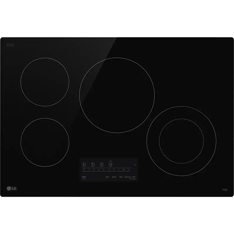 Lg Cbew3013Be 30-Inch Black Glass Cooktop 1
