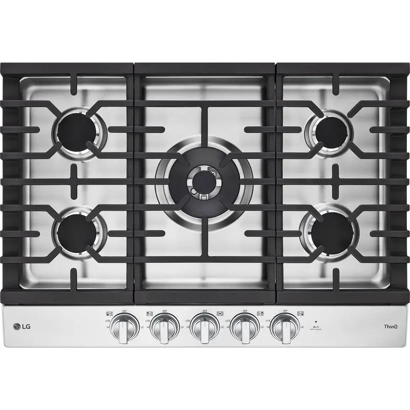 Lg Cbgj3027S 30-Inch Stainless Steel Gas Cooktop – Ultraheat Dual Burner With Led Controls 1