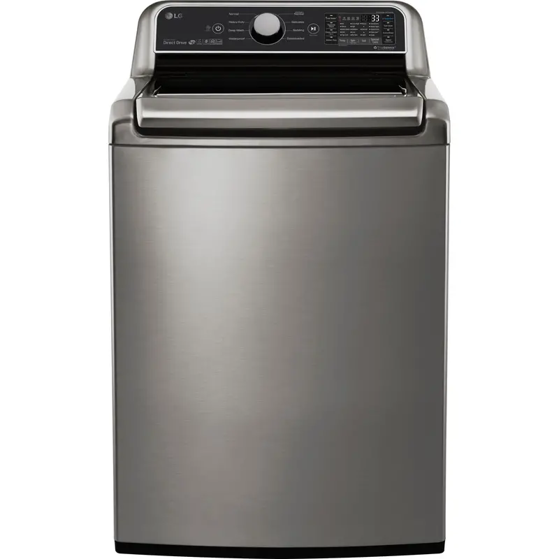 Lg Graphite Steel Top-Load Washer – High-Efficiency, Large-Capacity (Wt7300Cv) 1
