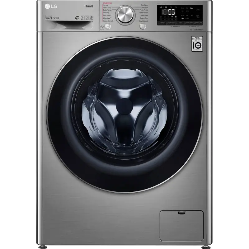 Lg Graphite Steel Vcm 2.6 Cu. Ft. All-In-One Front-Load Washer & Dryer (Wm3555Hva) 1
