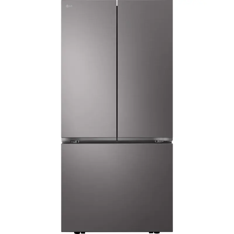 Lg Lf25S6200D 25 Cu. Ft. Black Stainless French-Door Refrigerator With Single Ice Maker 1