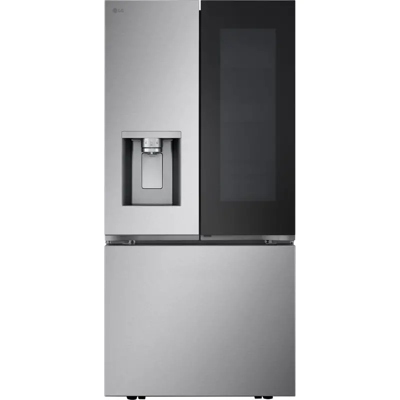 Lg Lf25S6560S 33-Inch Standard-Depth French-Door Refrigerator With Instaview Window – Stainless Steel 1