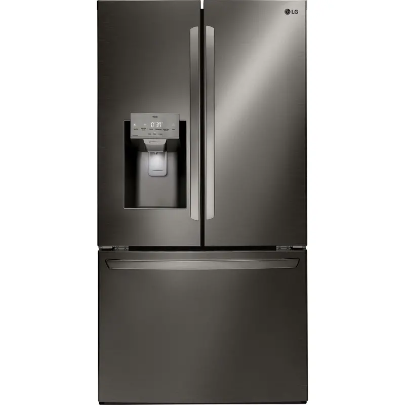 Lg Lrfs28Xbd 28 Cu. Ft. French Door Refrigerator – Black Stainless Steel 1