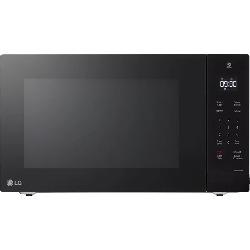 Lg Neochef 1.5 Cu. Ft. Stainless Steel Microwave – Black Finish 1