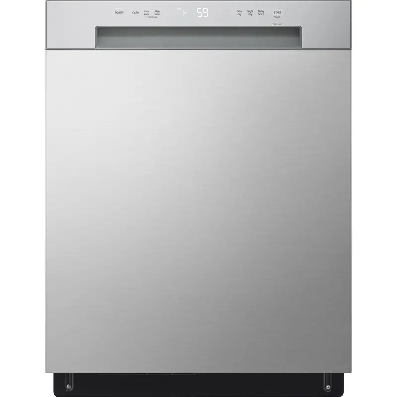 Lg Platinum Silver Front-Load Dishwasher – Lodecibel Quiet Operation & Dynamic Dry (Ldfc2423V) 1