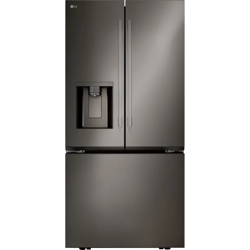 Lg Printproof® Black Stainless French Door Refrigerator – 25 Cu. Ft., 3-Door Layout (Lf25H6330D) 1