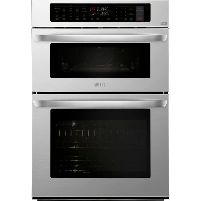 Lg Stainless Steel 30-Inch Built-In Microwave And Wall Oven Combo (Lwc3063St) 1