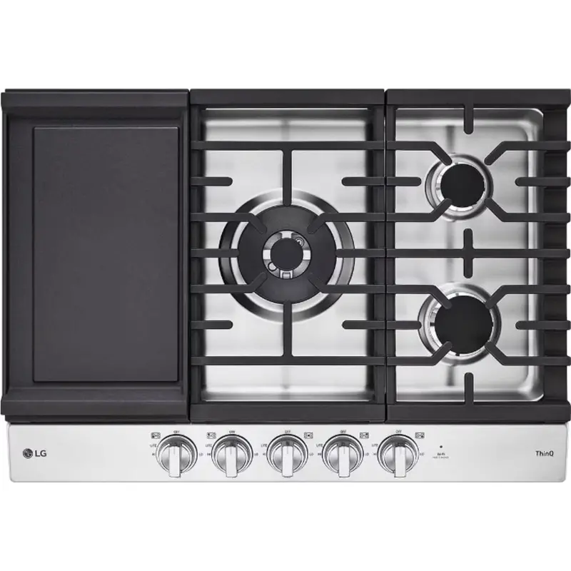 Lg Stainless Steel 30-Inch Gas Cooktop Model Cbew3027S 1