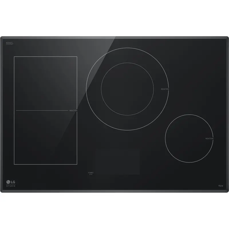 Lg Studio Black Induction Cooktop – 30-Inch, Ultraheat™ 5.0Kw Element 1