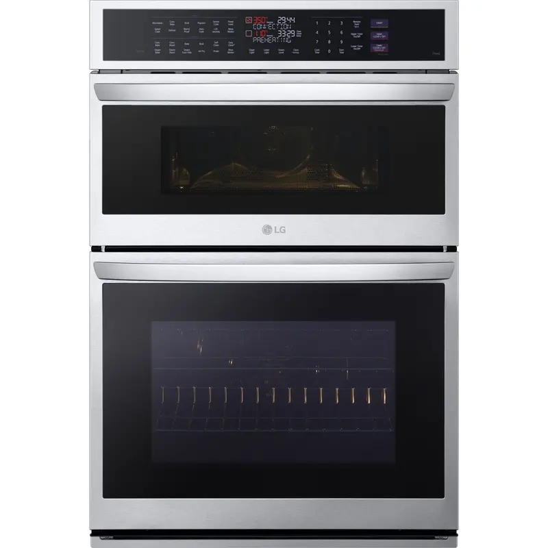 Lg Wcep6427F Smart Wall Oven – 1.7/4.7 Cu. Ft. Dual Oven With Instaview®, True Convection, Air Fry & Steam Sous Vide – Stainless Steel 1