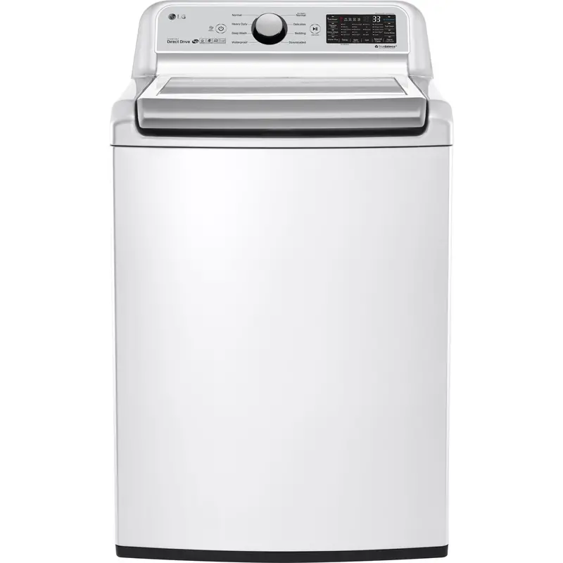 Lg Wt7300Cw Top-Loading Washer – Energy-Efficient White Model 1