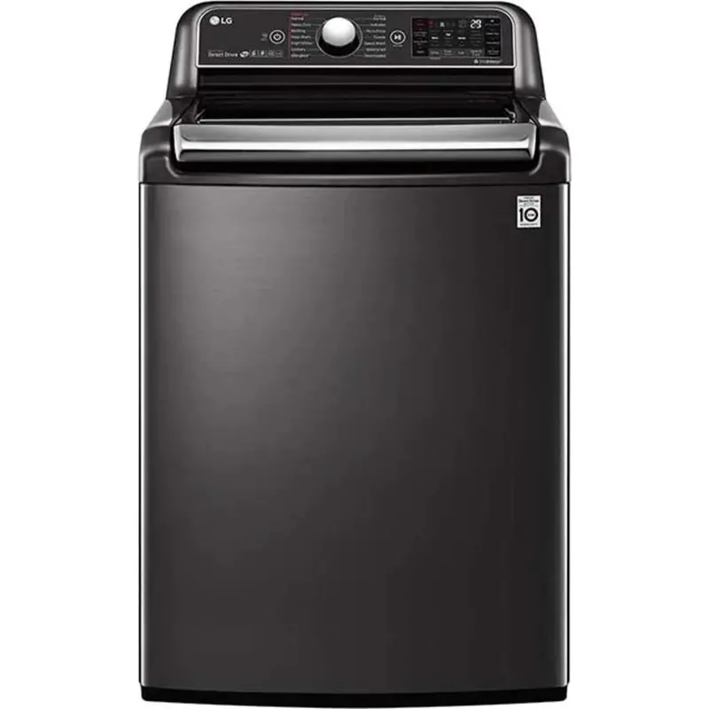 Lg Wt7900Hba Top-Loading Washer In Black Steel 1
