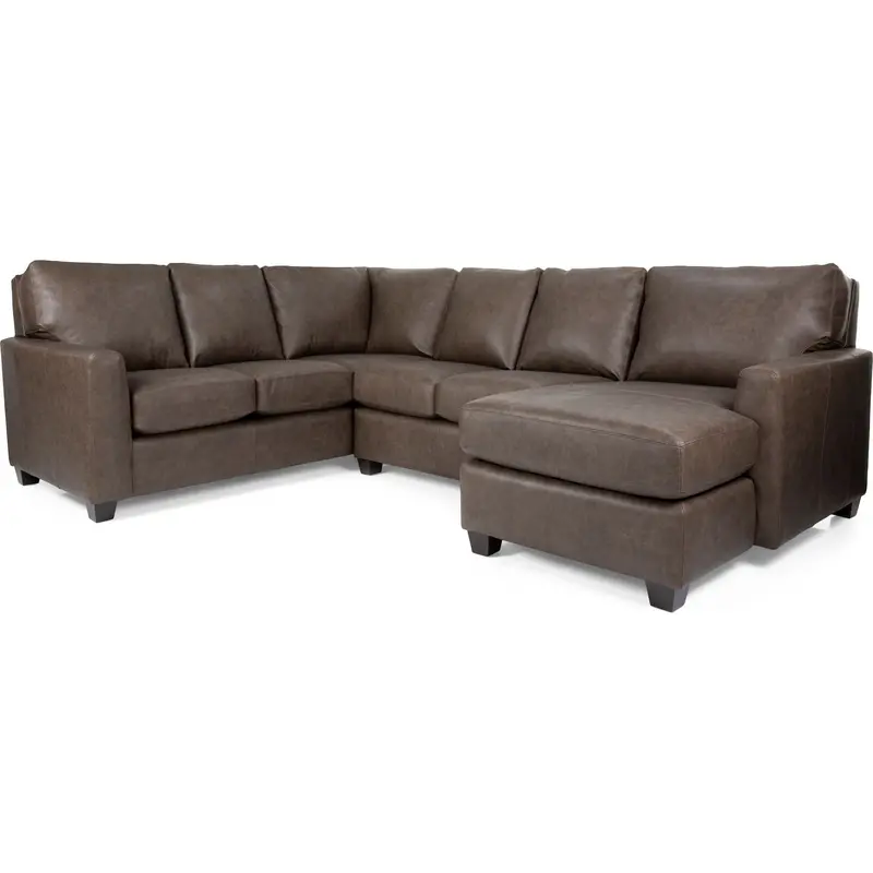 Liberty Mocha Derek Sectional – 3-Piece Configurable Sofa Set 1