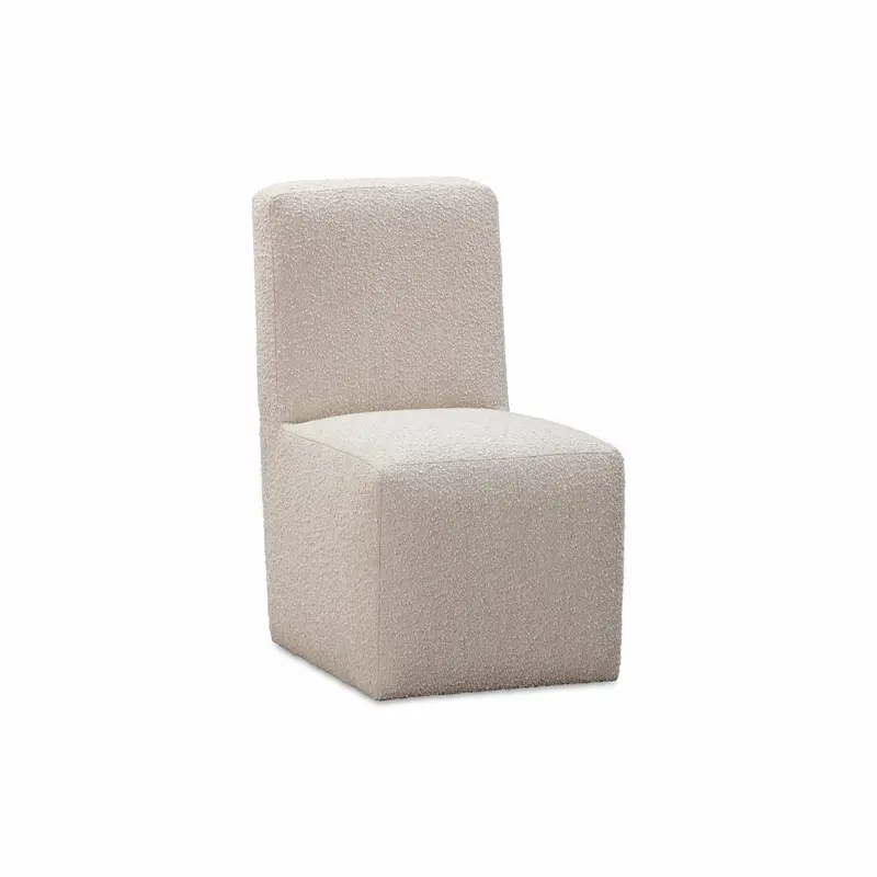 Liv Upholstered Accent Chair – Brun Bouclé Fabric, Modern Design (Qhtp64B) 1