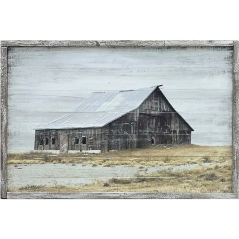 Mac'S Barn Themed Wall Art – 30" X 20" 1