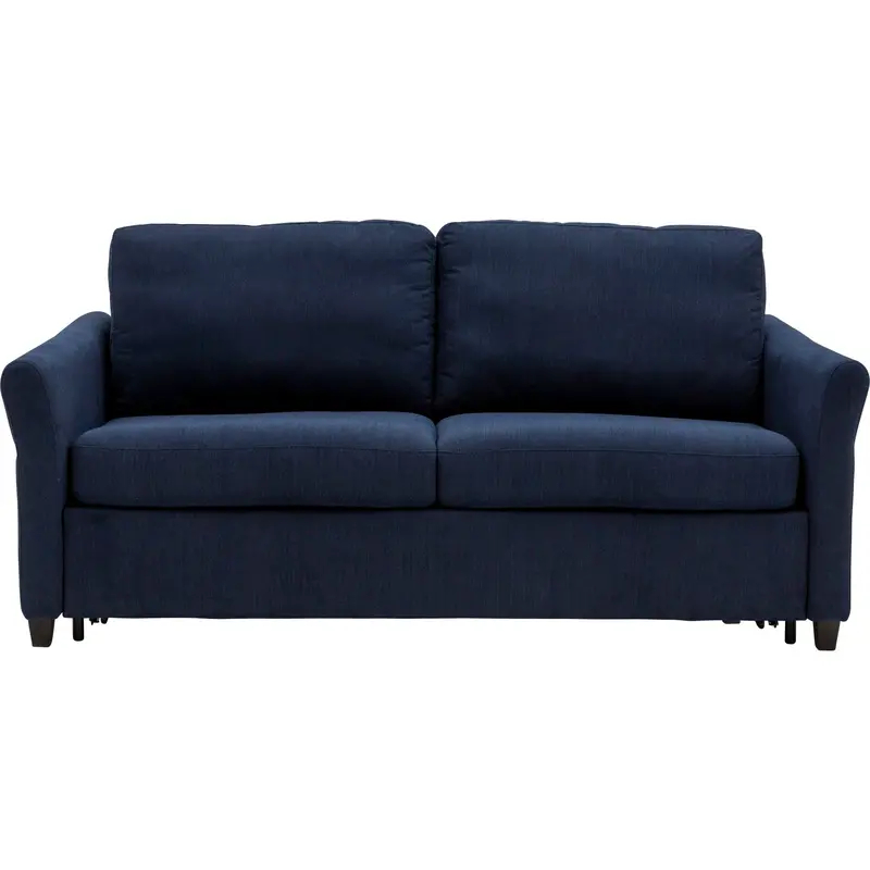 Madeline Full-Size Sofa Bed In Payton Navy Upholstery 1