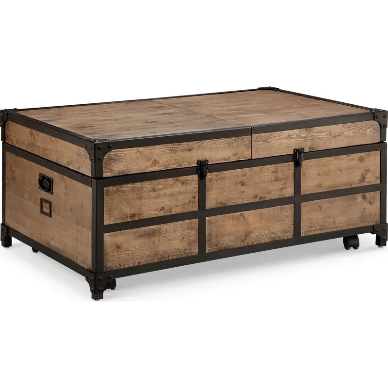 Maguire Barley-Finished Coffee Table 1